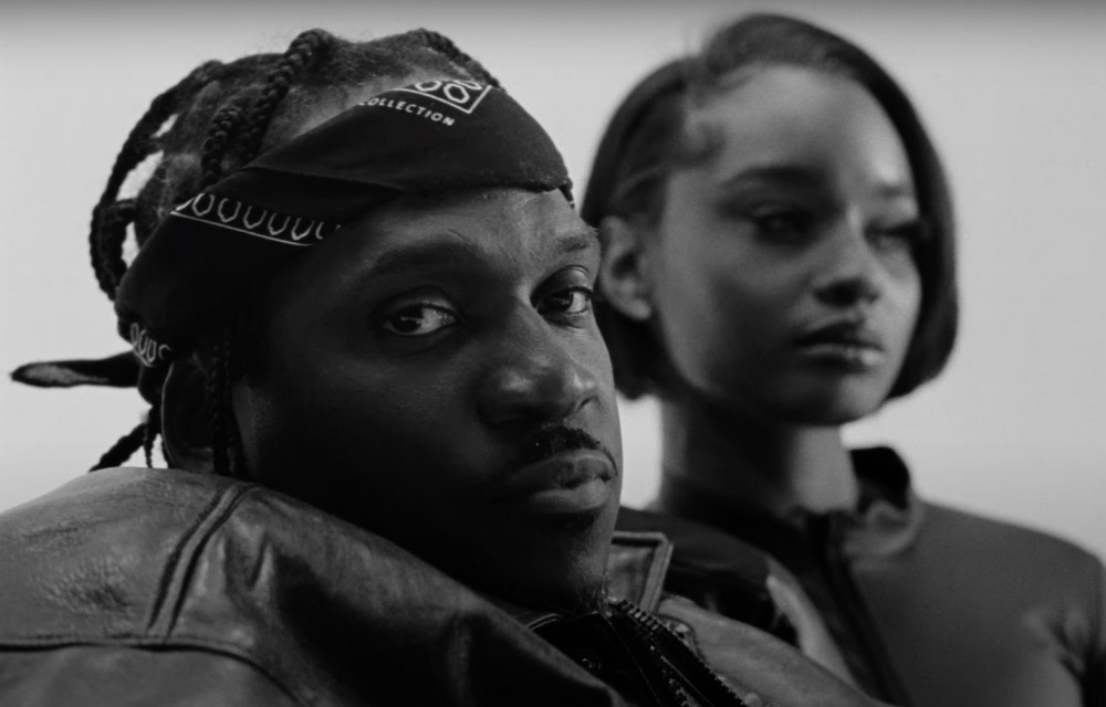 Pusha T in the video for his new single, "Diet Coke."