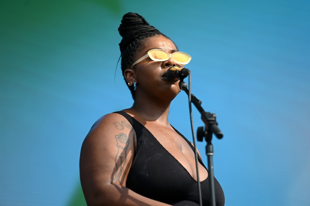 keiyaA performs at Pitchfork Festival 2021 in Chicago.