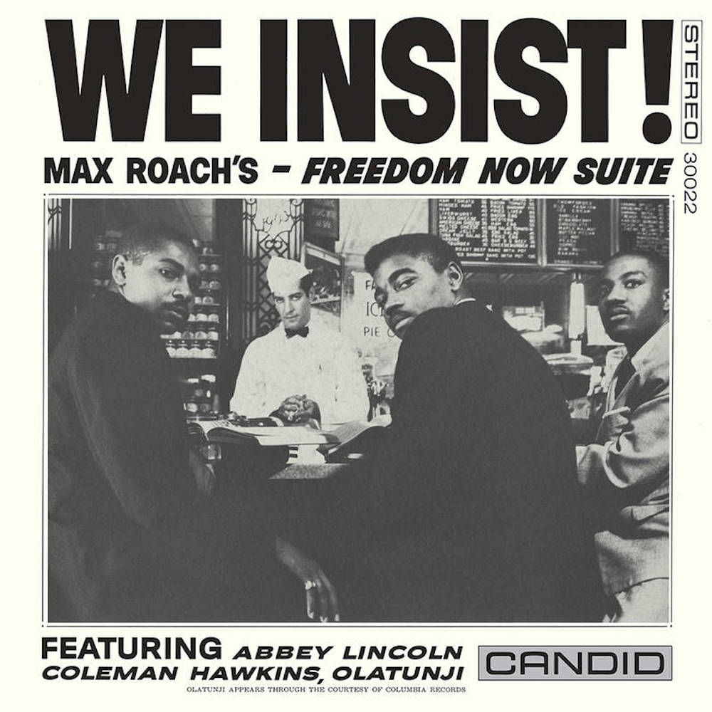 Cover of Max Roach's essential 1960 album, We Insist! 