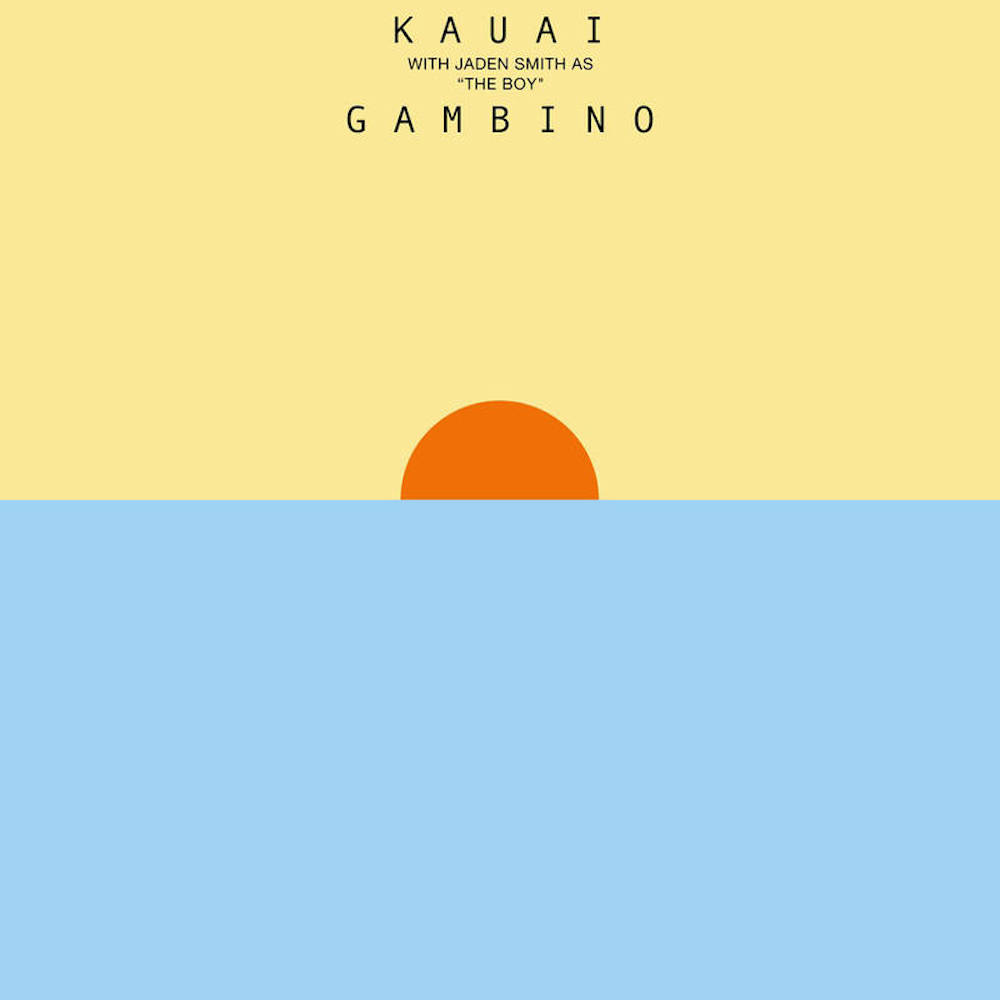 Cover of Childish Gambino's 2014 mixtape, Kauai, which is receiving its first vinyl pressing on Record Store Day.