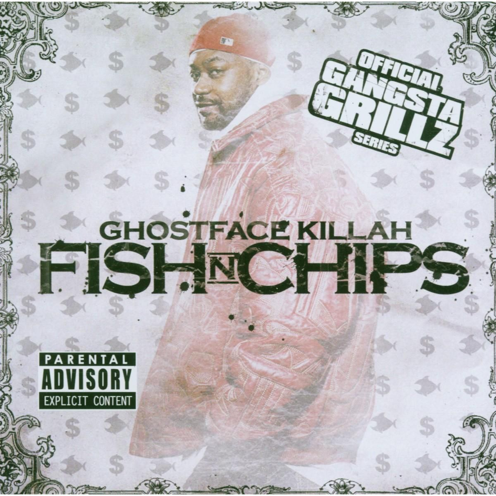 Cover of Ghostface Killah's Gangsta Grillz mixtape, Fish N' Chips. 