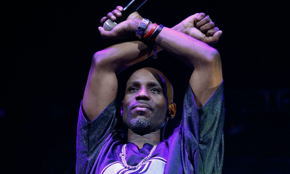 DMX performs at the Ruff Ryder Reunion Tour in 2017
