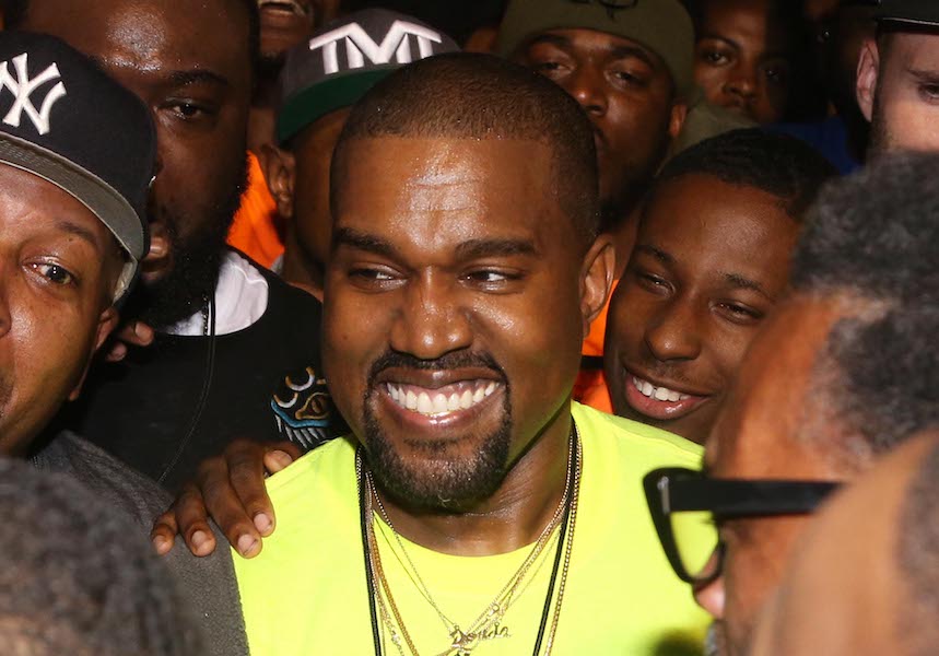 Kanye West attends the Nas "Nasir" Album Listening Session