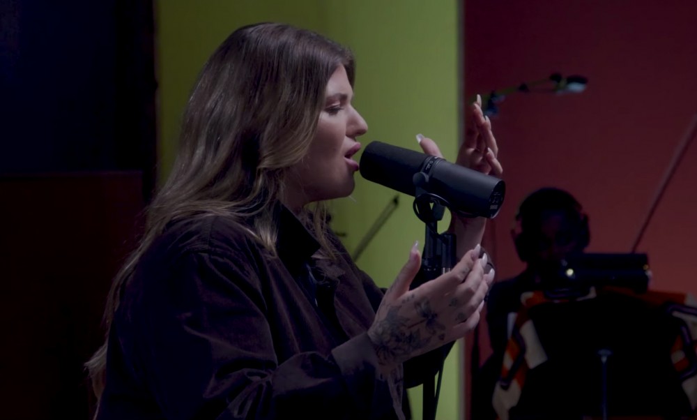 Yebba performs at an intimate live set at Electric Lady Studios for her Tiny Desk debut.